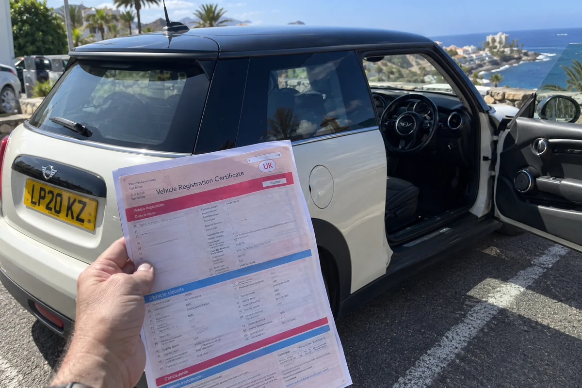 Matricular un coche británico en Tenerife